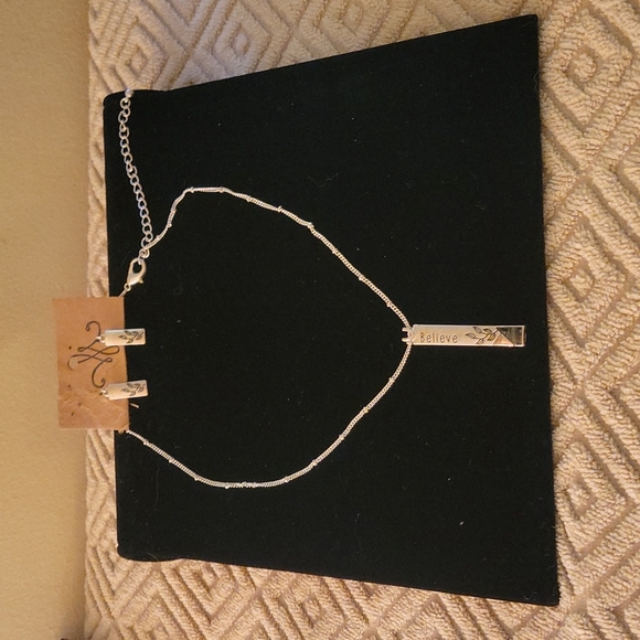 Source Unknown Jewelry - BELIEVE necklace and earrings